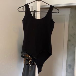 black bodysuit